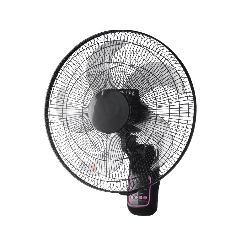 VENTILATEUR ELACTRON MURAL AVEC COMMANDE 18POUCES NOIR B08