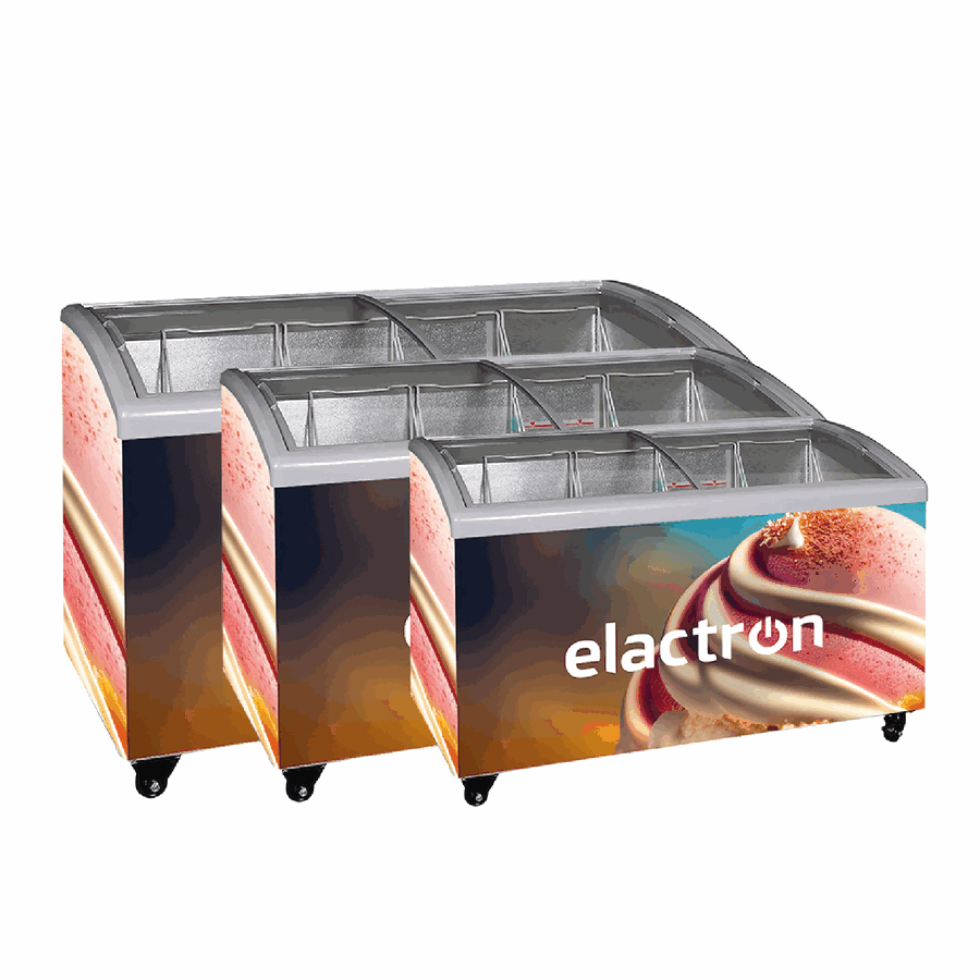 Congélateur horizontal vitrine SD – Capacités 350L, 400L et 500L