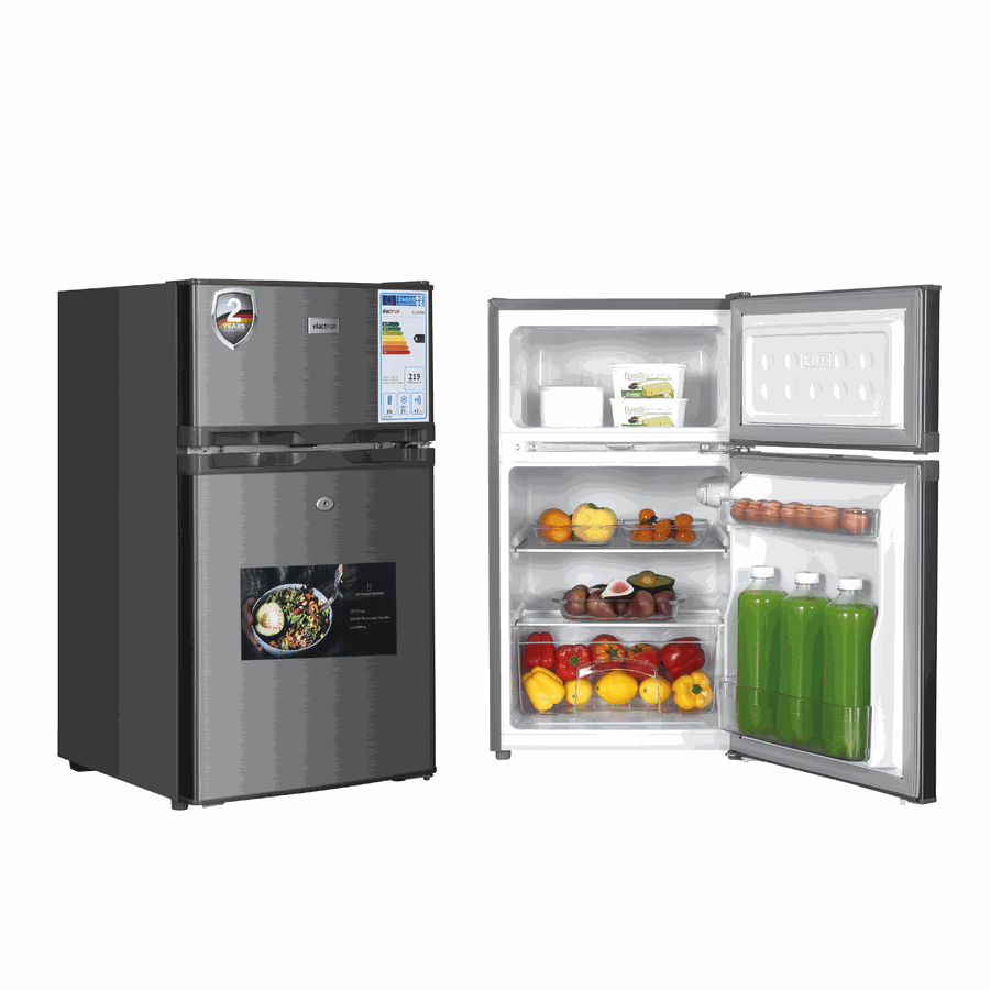 Réfrigérateur Elactron EL-276TMDX – 2 Portes DEFROST, Inox, Grande Capacité