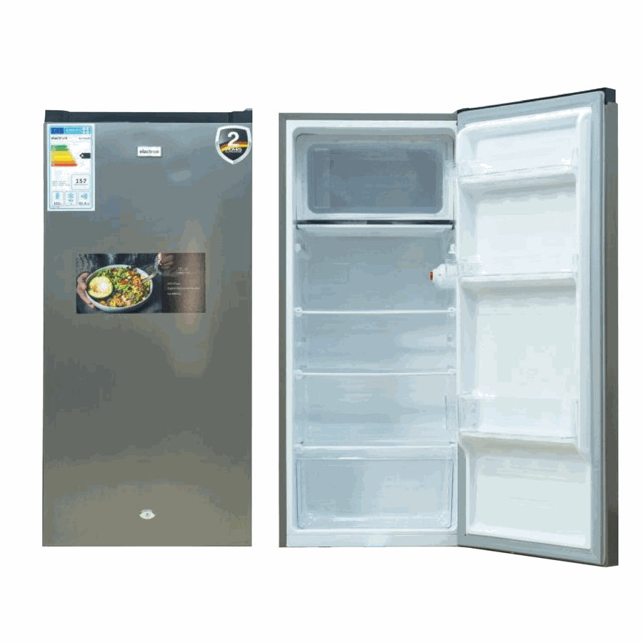 Réfrigérateur Elactron EL-176UPX – 147 Litres, 1 Porte, Inox