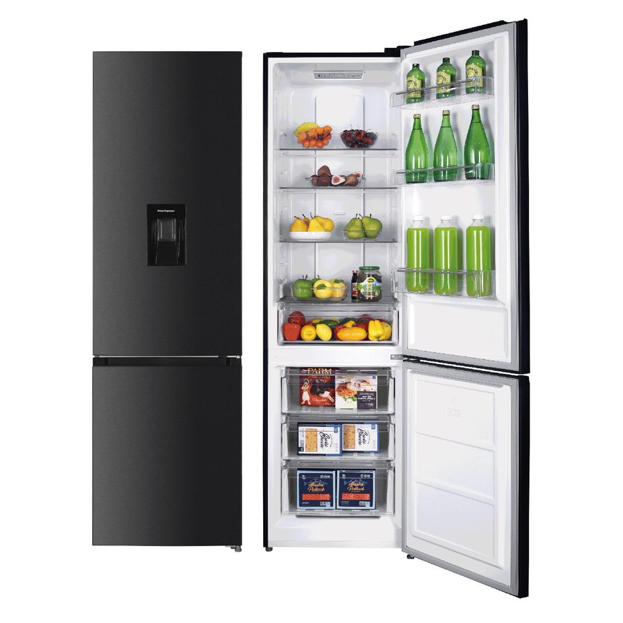 Réfrigérateur Elactron EL-54CBNWDX – 2 Portes DEFROST, 326 Litres, Inox Noir